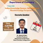 Faculty as Resource Person – Dr. Ajalesh B. Nair