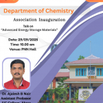 Faculty as Resource Person – Dr. Ajalesh B. Nair