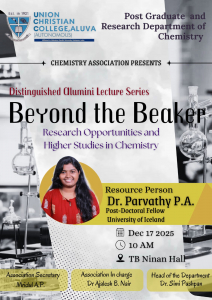 Beyond the Beaker: Research Opportunities and Higher Studies in Chemistry