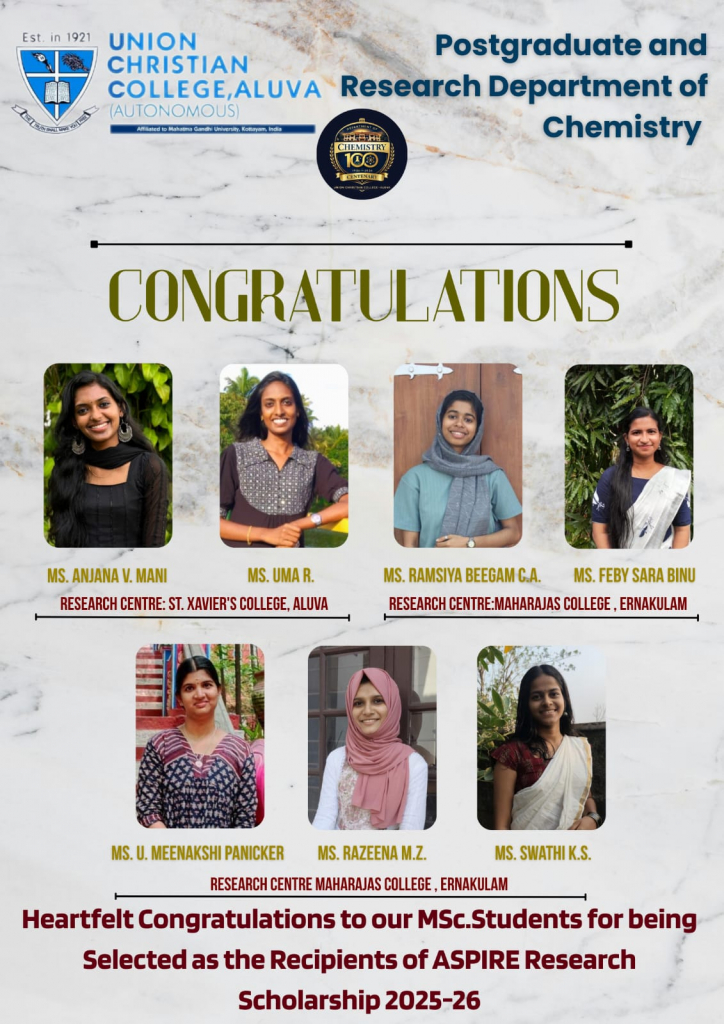 Congratulations to the recipients of the ASPIRE research Scholarship