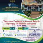 International Conference on Advanced Materials: Engineering and Industrial Applications (ICAM 2K26)